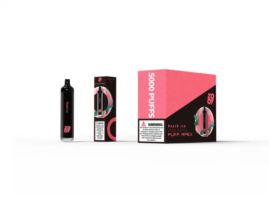 Zooy Apex 5000 Puffs Kits de dosettes jetables avec batterie rechargeable Vapes Puff Pen Bar Prérempli 50 mg de liquide